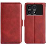 For Xiaomi Redmi K70 Ultra Dual-side Magnetic Buckle Horizontal Flip Leather Phone Case(Red)