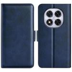 For Xiaomi Redmi Note 14 Pro 5G Dual-side Magnetic Buckle Horizontal Flip Leather Phone Case(Dark Blue)