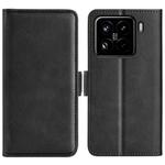 For Xiaomi 15 Pro Dual-side Magnetic Buckle Horizontal Flip Leather Phone Case(Black)