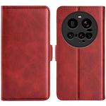 For Xiaomi 15 Ultra Dual-side Magnetic Buckle Horizontal Flip Leather Phone Case(Red)