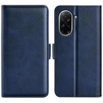 For Redmi A5 4G 173.3mm Dual-side Magnetic Buckle Horizontal Flip Leather Phone Case(Dark Blue)