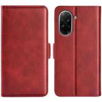 For Redmi A5 4G 173.3mm Dual-side Magnetic Buckle Horizontal Flip Leather Phone Case(Red)