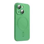 For iPhone 15 Plus ENKAY MagSafe Matte TPU Phone Case with Lens Film(Green)