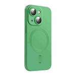 For iPhone 14 Plus ENKAY MagSafe Matte TPU Phone Case with Lens Film(Green)