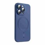 For iPhone 16 Pro ENKAY MagSafe Matte TPU Phone Case with Lens Film(Dark Blue)