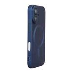 For iPhone 16 Plus ENKAY MagSafe Matte TPU Phone Case with Lens Film(Dark Blue)