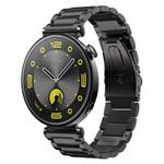 For Huawei Watch GT4 41mm Three Bead Stainless Steel Metal Watch Band(Black)