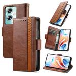 For OPPO A79 5G / A2 5G CaseNeo Splicing Dual Magnetic Buckle Leather Phone Case(Brown)