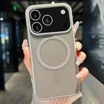 For iPhone 17 Pro Transparent TPU Hybrid PC Magsafe Phone Case(Grey)