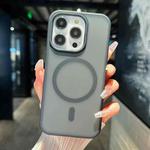 For iPhone 17 Transparent TPU Hybrid PC Magsafe Phone Case(Black)