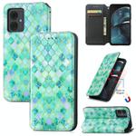 For Motorola Moto G14 CaseNeo Colorful Magnetic Leather Phone Case(Emeralds)