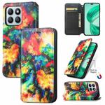 For  Honor X8b CaseNeo Colorful Magnetic Leather Phone Case(Colorful Cloud)