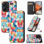 For Xiaomi Redmi Note 13 Pro+ CaseNeo Colorful Magnetic Leather Phone Case(Magic Space)