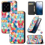 For Xiaomi 14 Pro CaseNeo Colorful Magnetic Leather Phone Case(Magic Space)