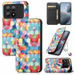 For Xiaomi Redmi K70E CaseNeo Colorful Magnetic Leather Phone Case(Magic Space)