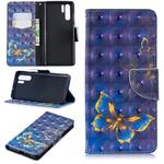 3D Colored Drawing Pattern Horizontal Flip Leather Case for  Huawei P30 Pro, with Holder & Card Slots & Wallet(Butterfly)