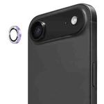 For iPhone 17 Air ENKAY AR Anti-reflection Individual Diamond Ring Camera Lens Glass Full Film(Light Purple)