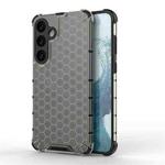 For Samsung Galaxy S24+ 5G Shockproof Honeycomb Phone Case(Black)