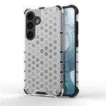 For Samsung Galaxy S24 5G Shockproof Honeycomb Phone Case(White)