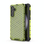 For Samsung Galaxy S23 FE 5G Shockproof Honeycomb Phone Case(Green)