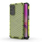 For Samsung Galaxy A25 5G Shockproof Honeycomb Phone Case(Green)