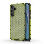 For Samsung Galaxy A55 Shockproof Honeycomb Phone Case(Green)