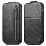 For Honor X50i 5G Zipper Wallet Vertical Flip Leather Phone Case(Black)
