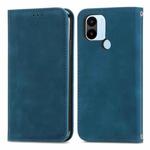 For Xiaomi Redmi A1+ Retro Skin Feel Magnetic Flip Leather Phone Case(Blue)