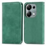 For Xiaomi Redmi Note 13 Pro 4G Retro Skin Feel Magnetic Flip Leather Phone Case(Green)