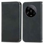 For Xiaomi  14 Ultra Retro Skin Feel Magnetic Flip Leather Phone Case(Black)