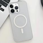 For iPhone 12 Pro Ice Fog MagSafe PC Phone Case(White)