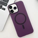 For iPhone 11 Pro Max Ice Fog MagSafe PC Phone Case(Purple)