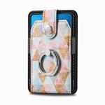 Magsafe  Castillo painted ring cell phone card case(Rhombus)