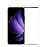 For OPPO Reno13 F 4G / 5G MOFI 9H 2.5D Full Screen Tempered Glass Film(Black)