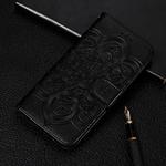 Mandala Embossing Pattern Horizontal Flip Leather Case for Samsung Galaxy A20 & A30, with Holder & Card Slots & Wallet & Photo Frame &  Lanyard(Black)