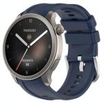 For Amazfit Balance A2286 Vertical Texture Silicone Watch Band(Midnight)