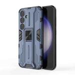 For Samsung Galaxy S24 5G Supersonic Armor PC Hybrid TPU Phone Case(Blue)