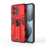 For Redmi K70 Supersonic Armor PC Hybrid TPU Phone Case(Red)