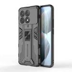 For Redmi K70E Supersonic Armor PC Hybrid TPU Phone Case(Black)