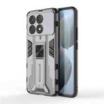 For Xiaomi Poco X6 Pro Supersonic Armor PC Hybrid TPU Phone Case(Grey)