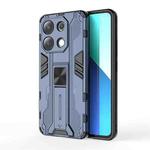 For Redmi Note 13 4G Supersonic Armor PC Hybrid TPU Phone Case(Blue)