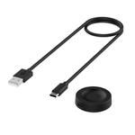 For Honor Watch 4 Pro Smart Watch Magnetic Suction Split Charging Cable, Length: 1m(Black)