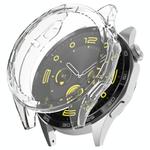 For Huawei Watch GT4 46mm Full Coverage TPU Electroplated Watch Protective Case(Transparent White)