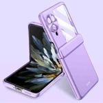 For OPPO Find N3 Flip Skin-sensitive Case-film Integral Hinge Shockproof Phone Case(Purple)