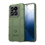 For  Xiaomi 14 Full Coverage Shockproof TPU Phone Case(Army Green)