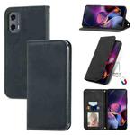 For Motorola Moto G Stylus 5G 2024 Retro Skin Feel Magnetic Flip Leather Phone Case(Black)