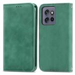 For Motorola Edge 50 Neo Retro Skin Feel Magnetic Flip Leather Phone Case(Green)