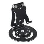 G62 Portable Folding 360-Degree Rotating Desktop Phone Holder(Black)