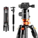 K&F CONCEPT KF09.095 Carbon Fiber Camera Birdwatching Heavy Duty Tripod