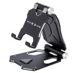 G52 Adjustable Bracket Small Size Folding Desktop Mobile Phone Holder(Black)